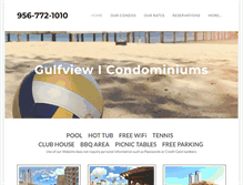 Tablet Screenshot of gulfviewonecondos.com